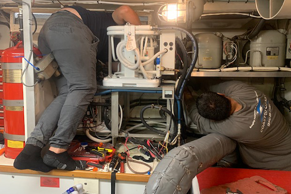marine air conditioning repair in san diego